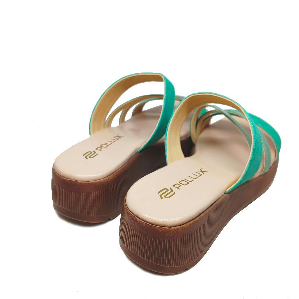 Thumbnail gambar ke-6 produk POLLUX DAILY WPODQ 28 - SANDAL WEDGES | WEDGES SELOP | WEDGES WANITA BAHAN KULIT