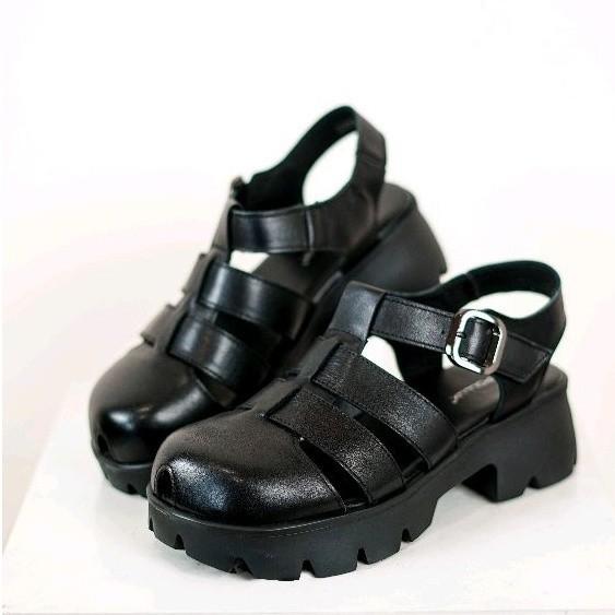 Gambar ke-7 produk POLLUX BOLD WBB 852 - Sepatu Sandal Wanita Bahan Kulit | Wedges Wanita| Sepatu Sandal Traveling Wanita