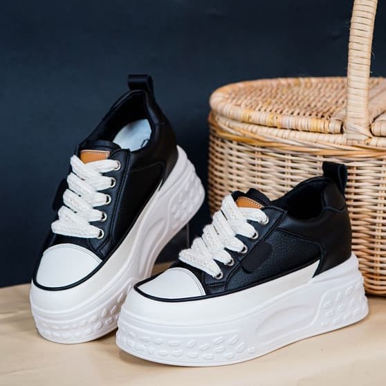 Gambar ke-7 produk Pollux Jinju WTS 368 - Sepatu Sneakers Putih | Sepatu Sneakers Wedges