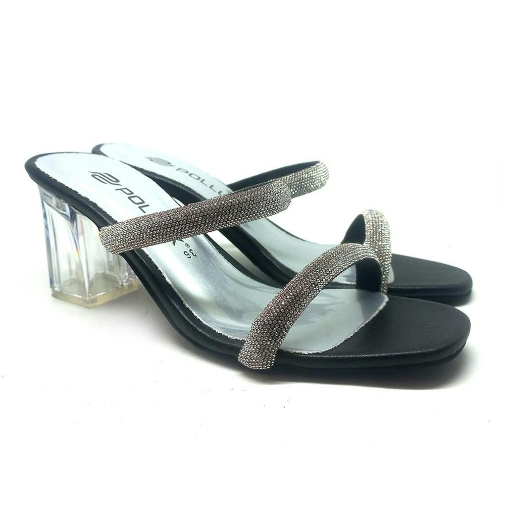 Gambar ke-7 produk POLLUX SIMPILCITY WPOEO 46 - CLEAR HEELS | HEELS TRANSPARAN | SEPATU HEELS WANITA | HEELS CASUAL 7CM