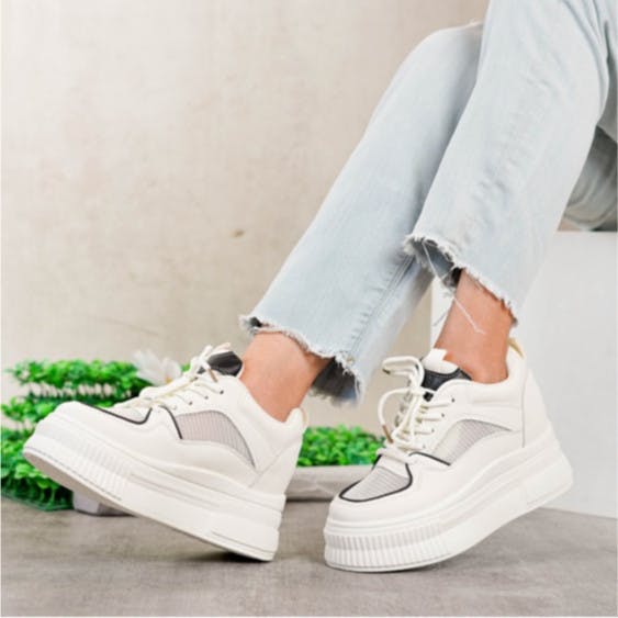 Gambar ke-6 produk SNEAKERS WEDGES | SNEAKERS WANITA | SEPATU WANITA FASHION  - POLLUX WDQ 7732