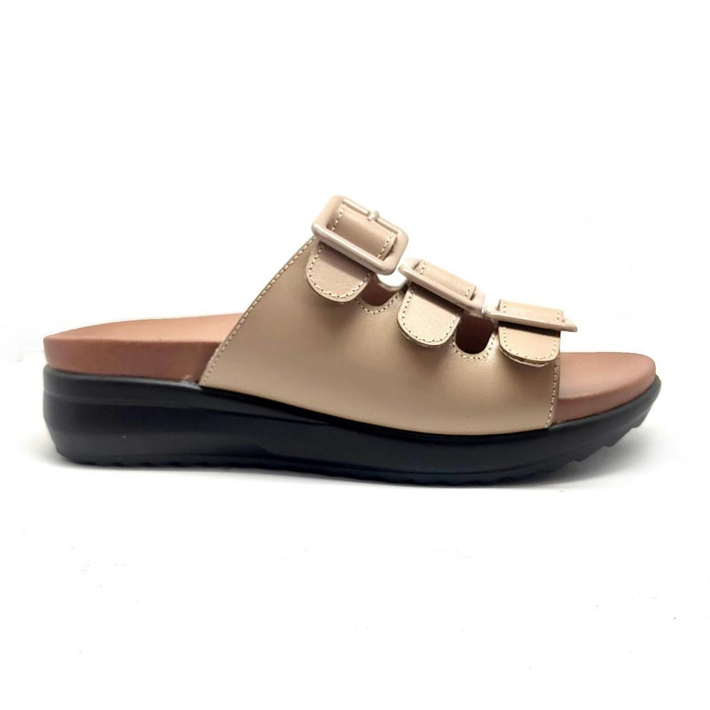 Thumbnail gambar ke-5 produk SANDAL WANITA | WEDGES WANITA BAHAN KULIT - POLLUX WPOCZ 03