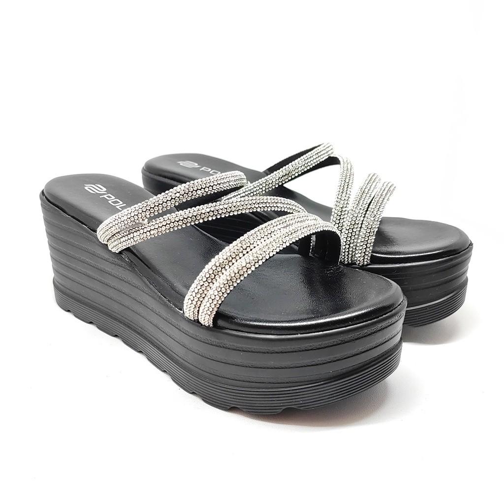 Gambar ke-10 produk POLLUX BOLD WPOGO 03 - SANDAL WEDGES | WEDGES TINGGI | WEDGES WANITA KULIT