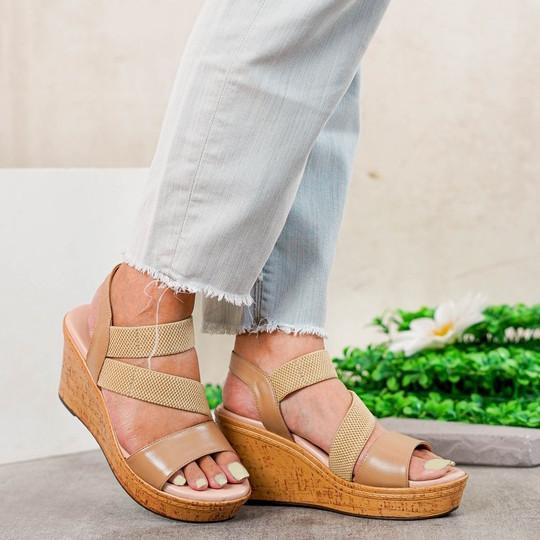 Thumbnail gambar ke-1 produk POLLUX BOLD WPOKT 25 - SEPATU SANDAL WEDGES WANITA KEKINIAN 8CM