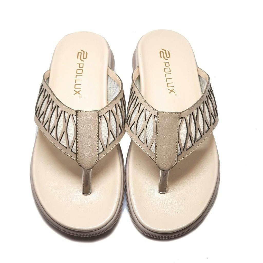 Gambar ke-1 produk SANDAL DAILY | SANDAL FLAT | SANDAL KULIT WANITA - POLLUX WPOBT 03