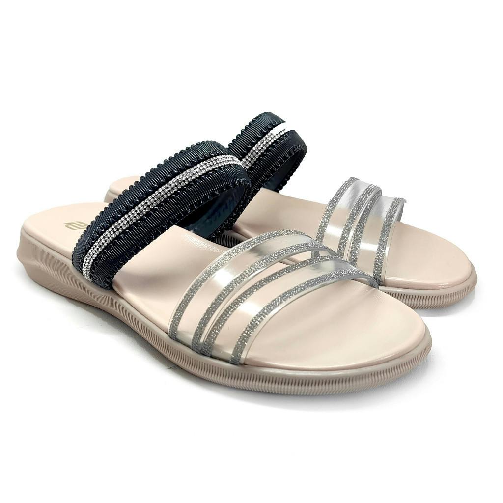 Gambar ke-1 produk SANDAL FLAT WANITA | SANDAL DAILY WANITA | SANDAL WANITA BAHAN KULIT - POLLUX WPOBT 40