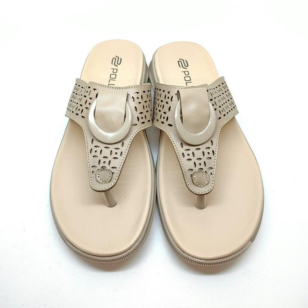 Gambar ke-1 produk SANDAL DAILY | SANDAL FLAT | SANDAL KULIT WANITA - POLLUX WPOBT 20