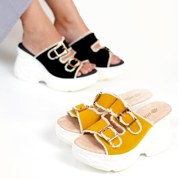 Thumbnail gambar ke-5 produk POLLUX BOLD WPOBQ 17 - SEPATU SANDAL WANITA | SANDAL CASUAL | SANDAL SLIP ON