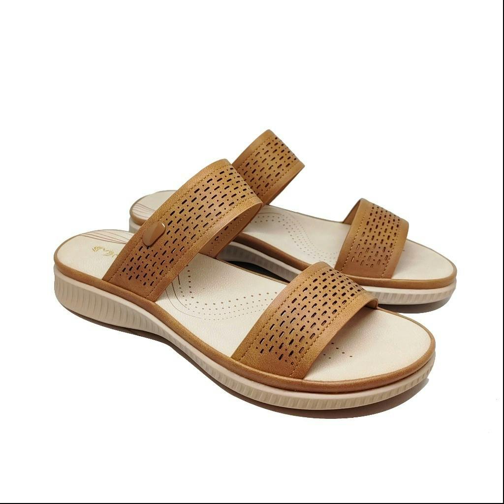 Gambar ke-8 produk SANDAL FLAT  | SANDAL DAILY | SANDAL SLIP ON WANITA  - MECER WTX 0617