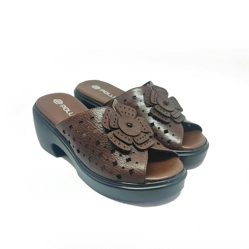 Gambar ke-5 produk POLLUX DAILY WPOBN 06 | SANDAL WEDGES SELOP | SANDAL SELOP WANITA | SANDAL WEDGES WANITA