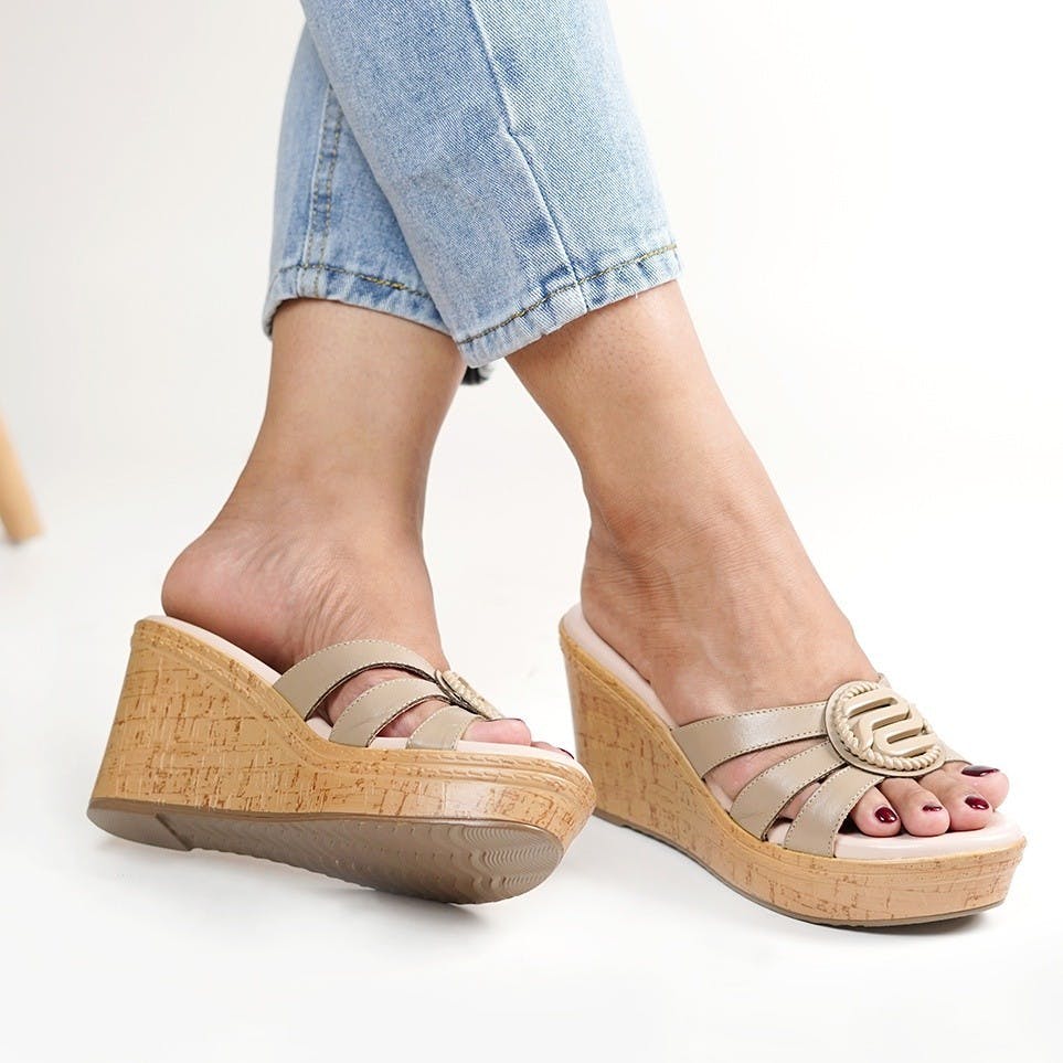 Thumbnail gambar ke-1 produk POLLUX TERRA EK GABUS WPOKT 02 -SANDAL WEDGES WANITA