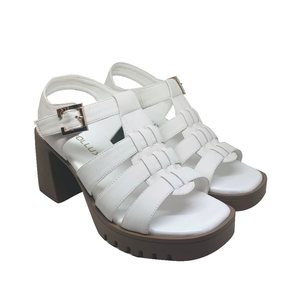 Gambar ke-10 produk Pollux Classic WPOAY 02 - Sepatu Sandal Heels Wanita Berbahan Kulit