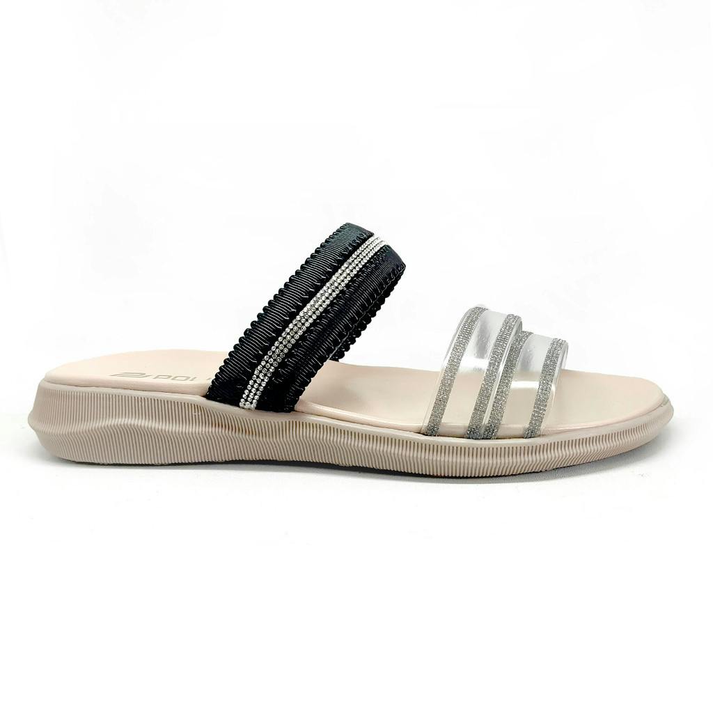 Gambar ke-1 produk SANDAL FLAT WANITA | SANDAL DAILY WANITA | SANDAL WANITA BAHAN KULIT - POLLUX WPOBT 40