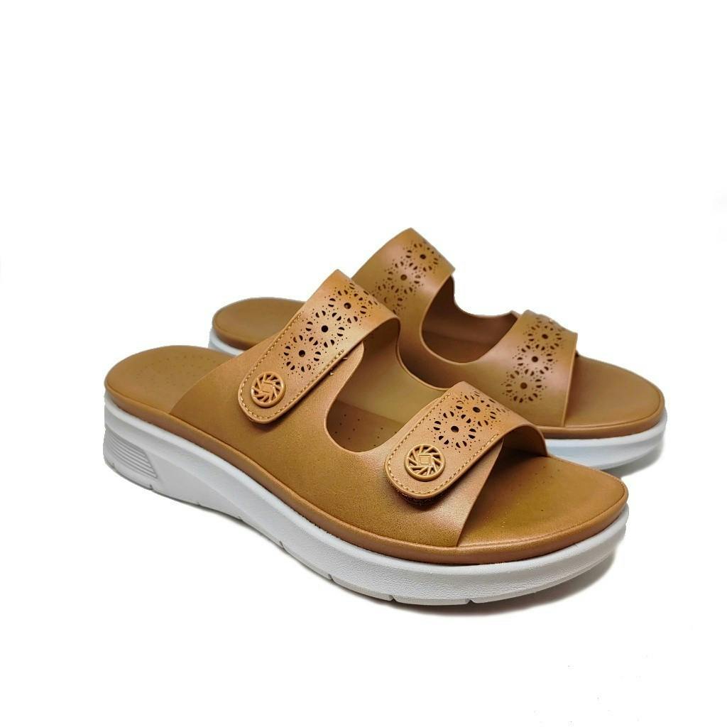 Gambar ke-1 produk SANDAL FLAT  | SANDAL DAILY | SANDAL SLIP ON WANITA  - MECER WTX 6130