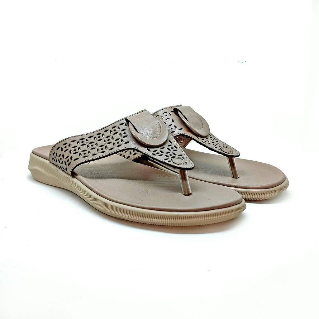 Gambar ke-1 produk SANDAL DAILY | SANDAL FLAT | SANDAL KULIT WANITA - POLLUX WPOBT 20