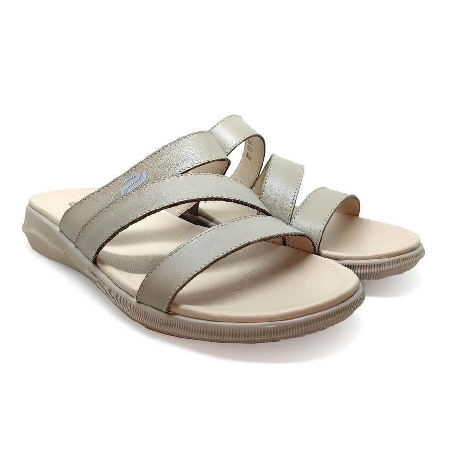 Thumbnail gambar ke-1 produk SANDAL DAILY | SANDAL FLAT | SANDAL KULIT WANITA - POLLUX WPOBT 13