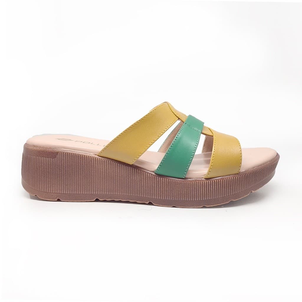 Thumbnail gambar ke-14 produk Pollux Daily WPODQ 32 - Sandal Wedges | Wedges Selop | Wedges Wanita Bahan Kulit