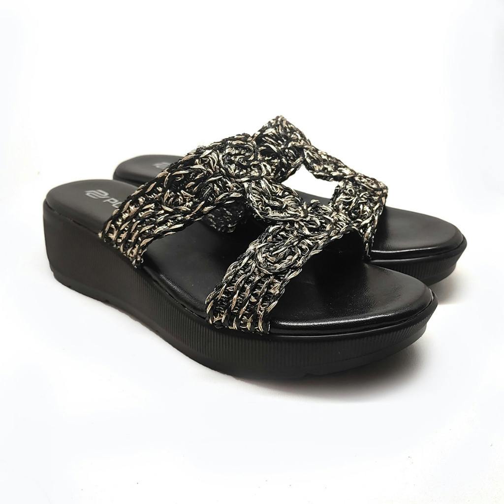 Gambar ke-1 produk SANDAL WEDGES | WEDGES SELOP | WEDGES WANITA BAHAN KULIT - POLLUX WPODQ 37