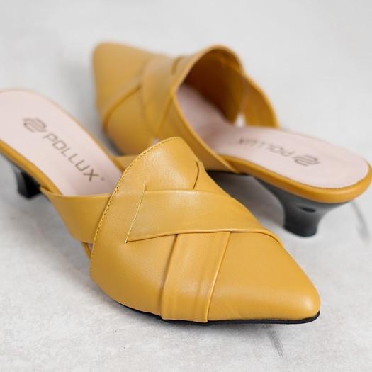 Gambar ke-10 produk SELOP HEELS | SANDAL SELOP | HEELS MULES | MULES WANITA BAHAN KULIT - POLLUX WPOAQ 80