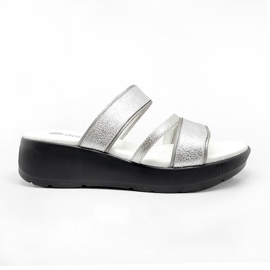 Gambar ke-10 produk POLLUX DAILY  WPODQ 25 - SANDAL WEDGES WANITA BAHAN KULIT