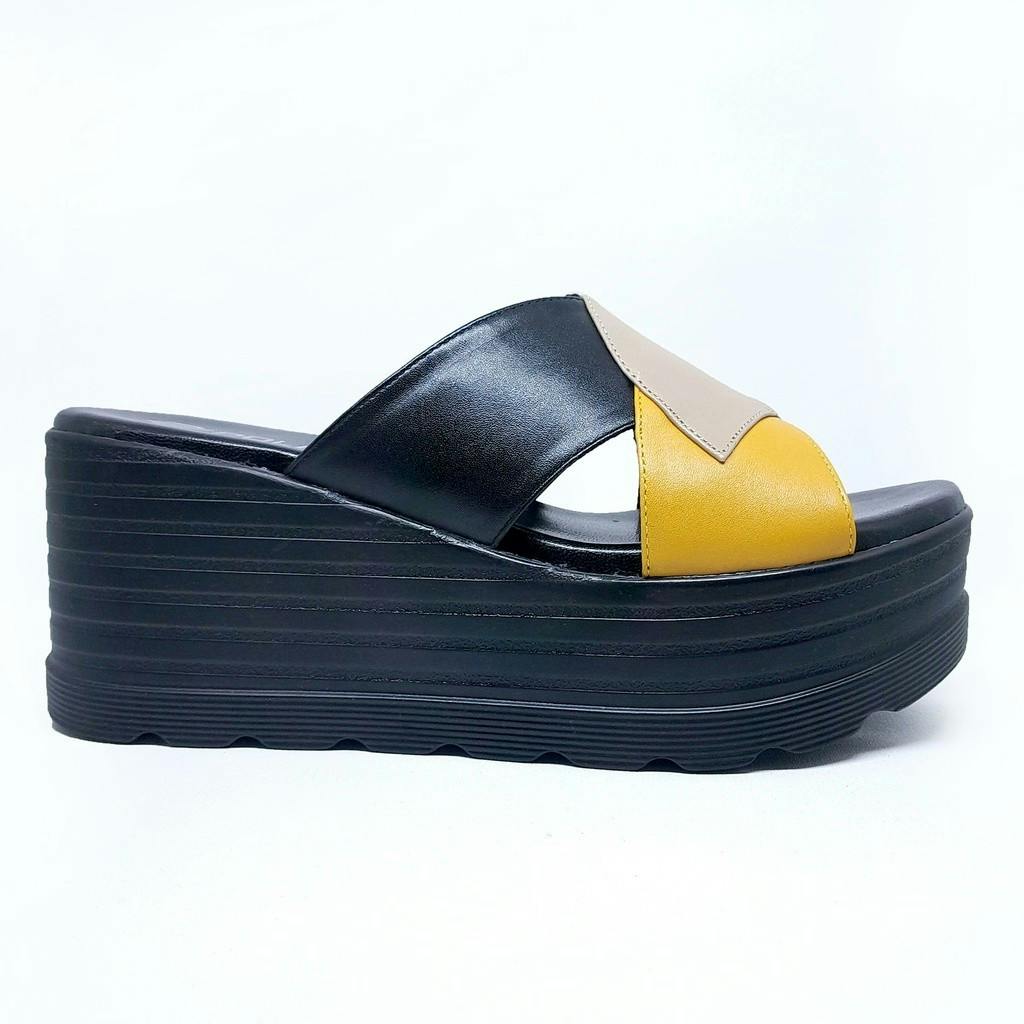 Gambar ke-10 produk POLLUX TERRA PINUS WPOGO 16 - SANDAL WEDGES WANITA | SELOP WEDGES | WEDGES HAK TINGGI