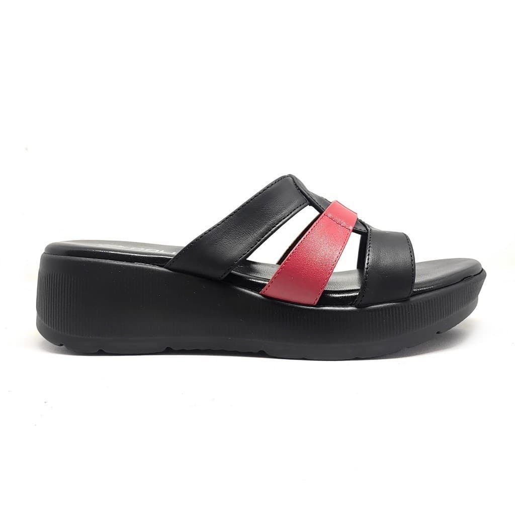 Gambar ke-9 produk Pollux Daily WPODQ 32 - Sandal Wedges | Wedges Selop | Wedges Wanita Bahan Kulit