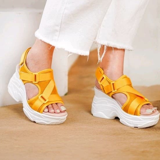 Thumbnail gambar ke-4 produk Pollux Bold - WPOBQ 20 | Sepatu Sandal Wanita | Sandal Wanita Kulit | Sepatu Sandal Wedges Wanita