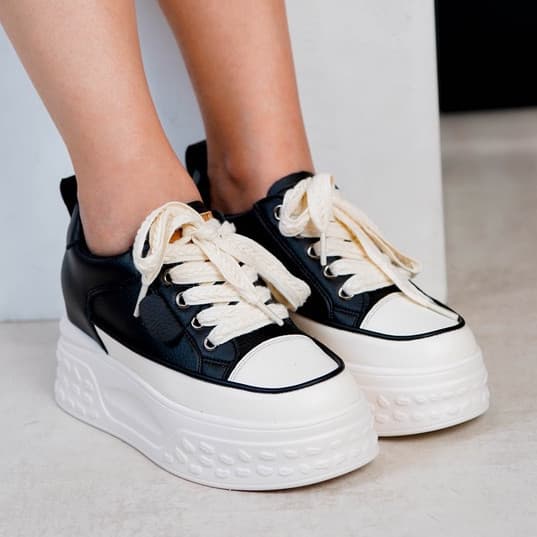 Gambar ke-7 produk Pollux Jinju WTS 368 - Sepatu Sneakers Putih | Sepatu Sneakers Wedges