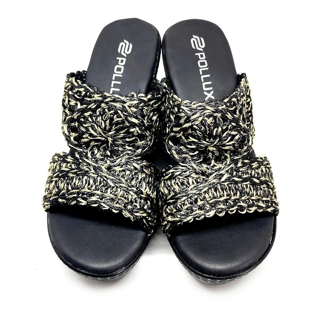 Gambar ke-1 produk POLLUX TERRA EK GABUS WPOKT 23 - SANDAL WEDGES | SEPATU WEDGES  | WEDGES  PESTA