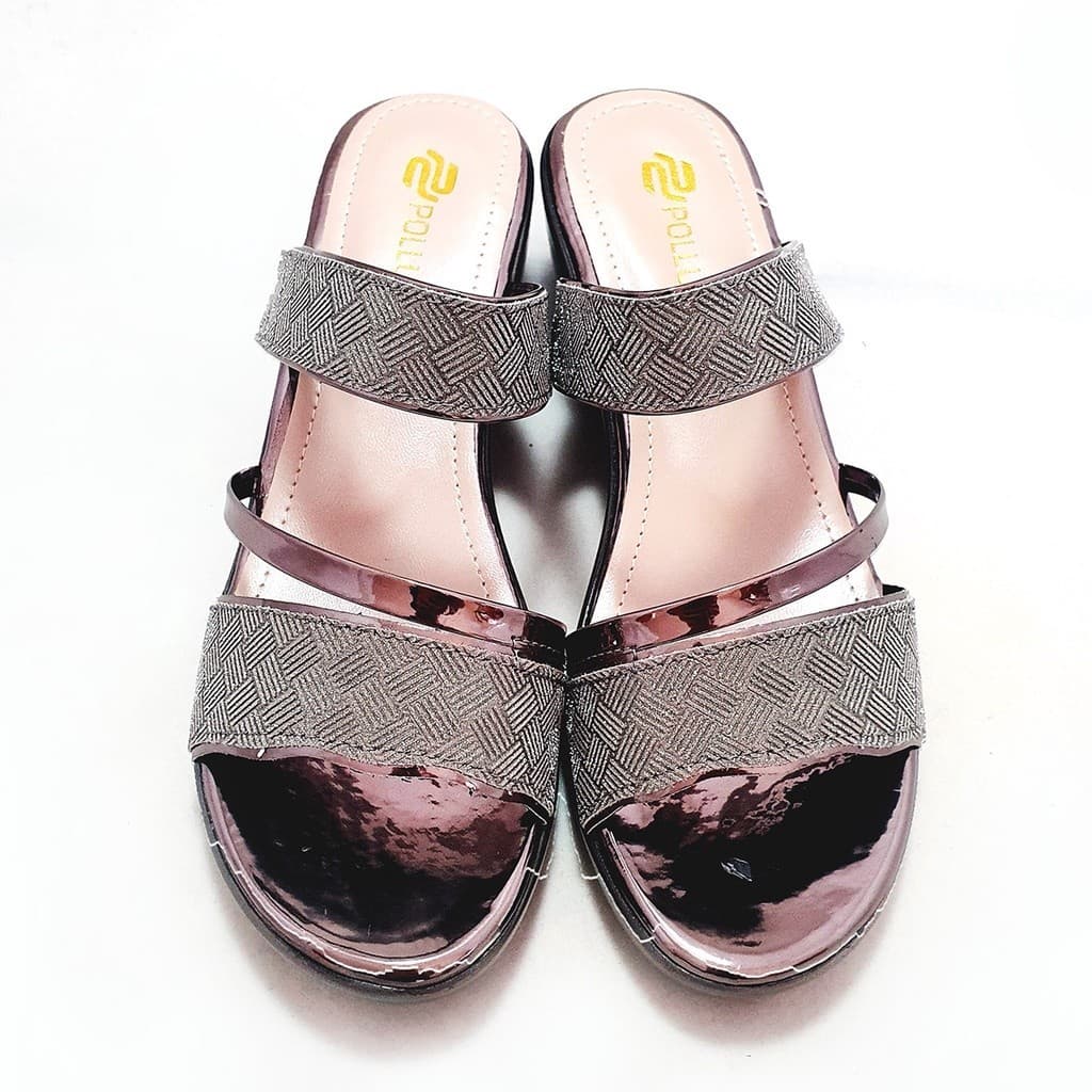 Gambar ke-8 produk Pollux Aurora WDQ 2061 | Wedges Pesta | Selop Wedges | Wedges Wanita