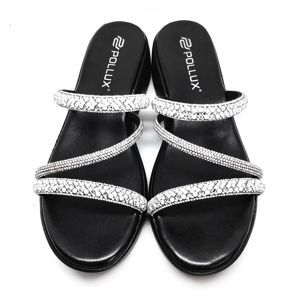 Thumbnail gambar ke-5 produk POLLUX DAILY WPODQ 29 - SANDAL WEDGES | WEDGES PESTA | WEDGES WANITA BAHAN KULIT