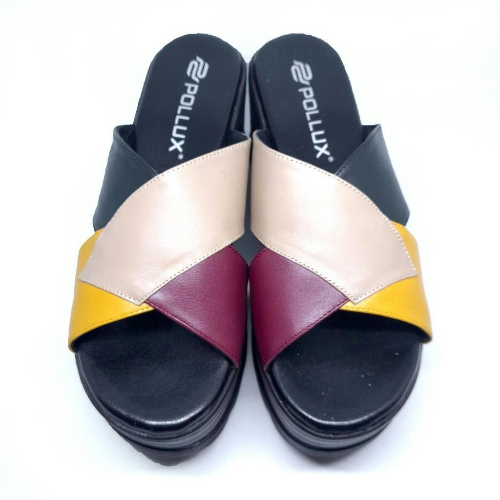 Gambar ke-10 produk POLLUX TERRA PINUS WPOGO 16 - SANDAL WEDGES WANITA | SELOP WEDGES | WEDGES HAK TINGGI