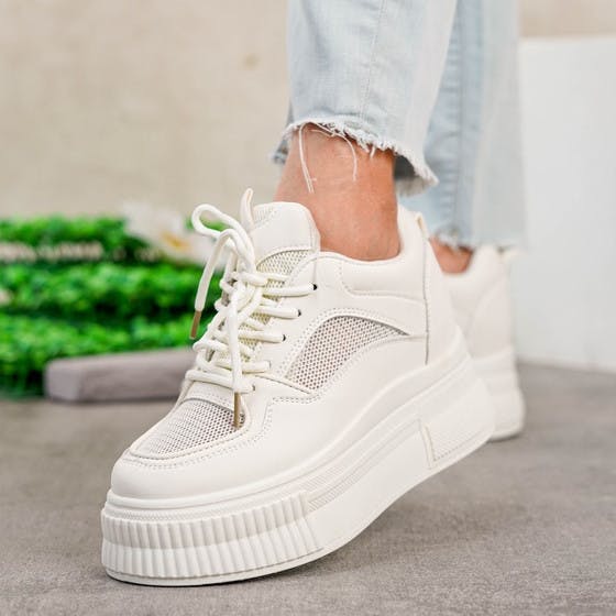 Gambar ke-6 produk SNEAKERS WEDGES | SNEAKERS WANITA | SEPATU WANITA FASHION  - POLLUX WDQ 7732