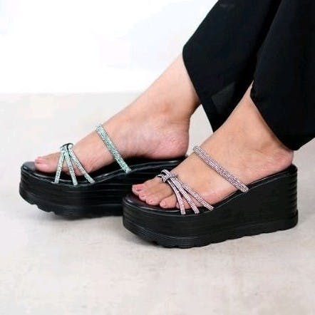 Thumbnail gambar ke-1 produk POLLUX TERRA PINUS WPOGO 22 - SANDAL WEDGES WANITA | WEDGES PESTA | WEDGES HAK TINGGI