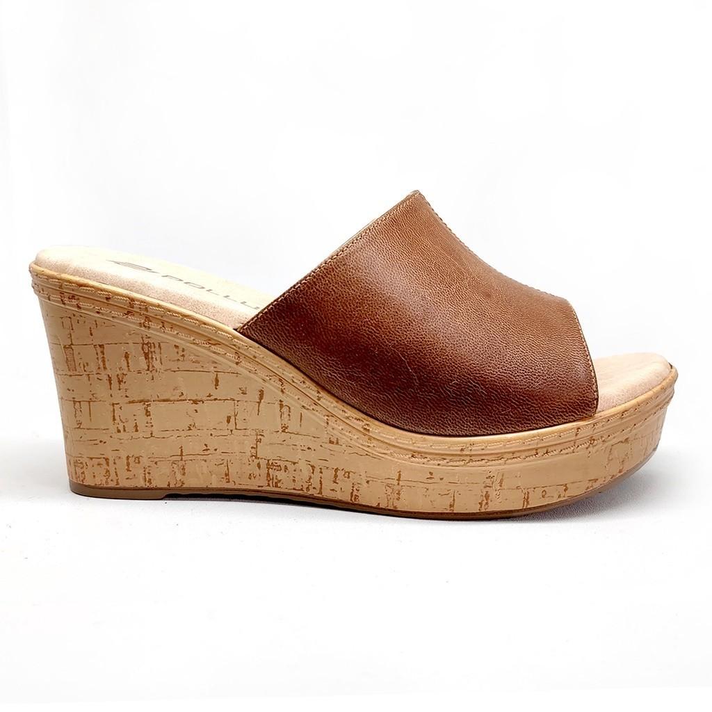 Gambar ke-1 produk POLLUX TERRA EK GABUS WPOKT 16 - SANDAL WEDGES | SELOP WEDGES | WEDGES WANITA BAHAN KULIT