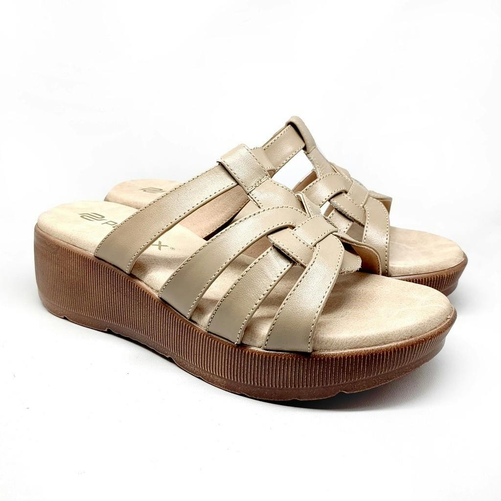 Gambar ke-10 produk SANDAL WEDGES | WEDGES SELOP | WEDGES WANITA BAHAN KULIT - POLLUX WPODQ 15