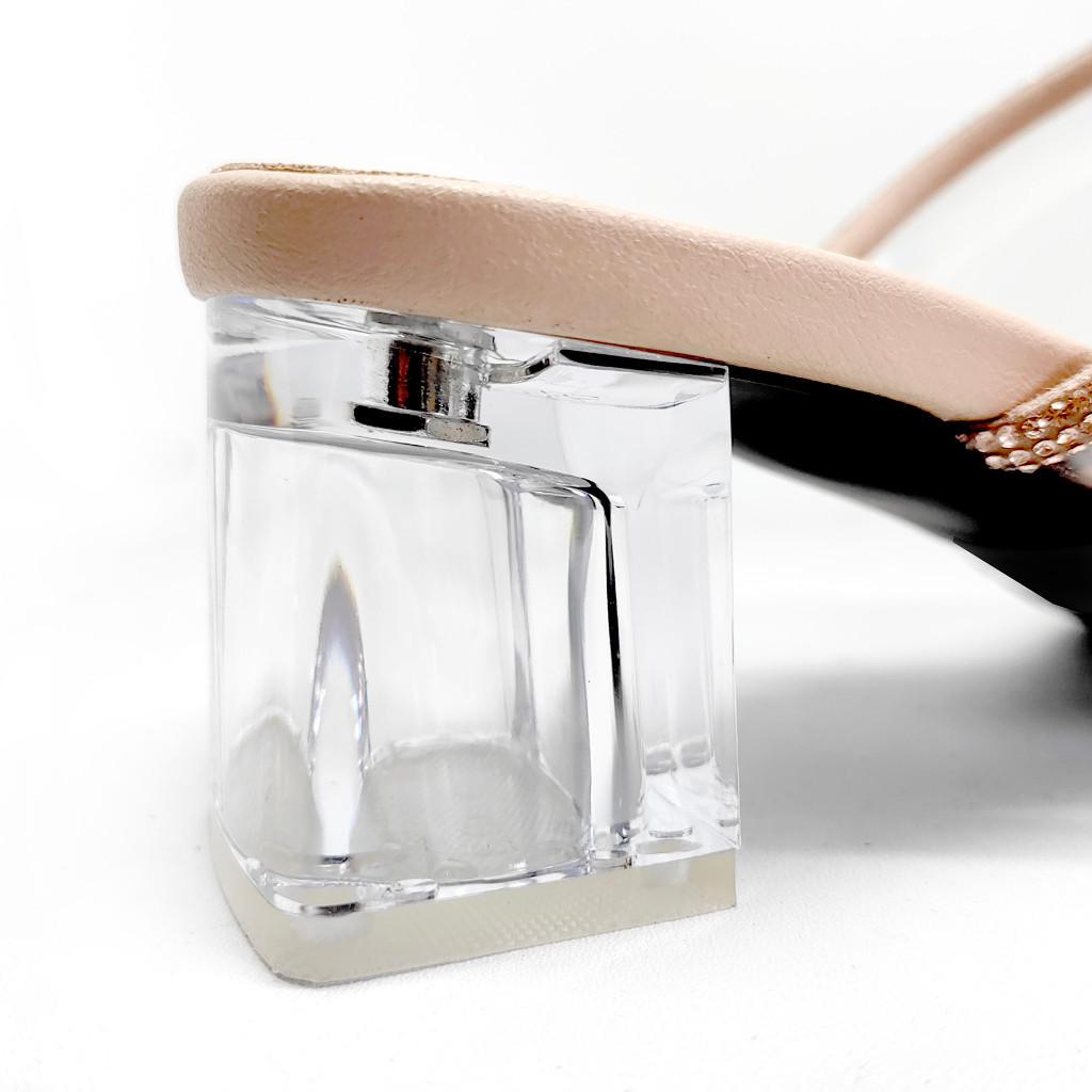 Gambar ke-1 produk POLLUX SIMPLICITY WPOBS 08 - CLEAR HEELS | HEELS TRANSPARAN | SEPATU HEELS WANITA | HEELS CASUAL 5CM