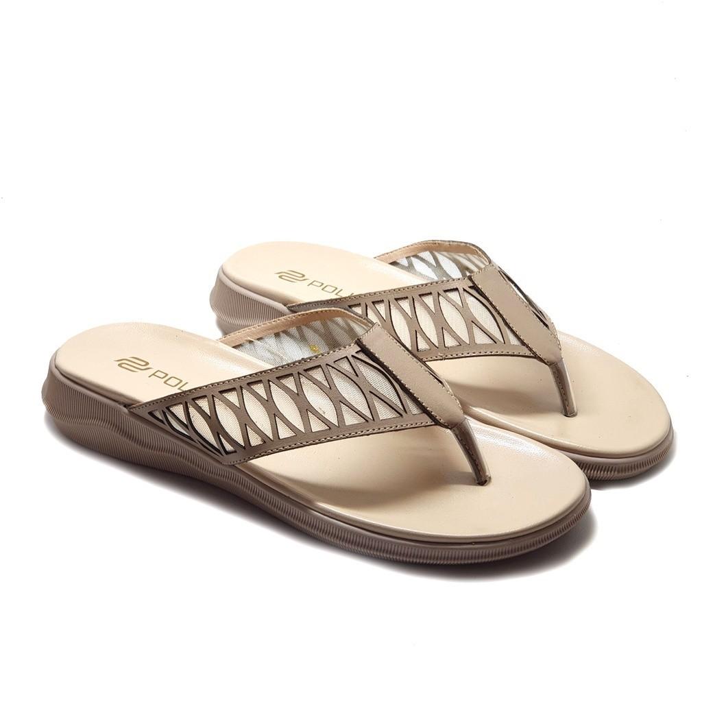 Gambar ke-1 produk SANDAL DAILY | SANDAL FLAT | SANDAL KULIT WANITA - POLLUX WPOBT 03