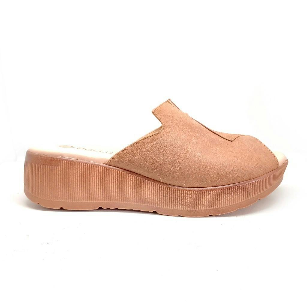 Gambar ke-1 produk POLLUX DAILY WPODQ 23 - SANDAL WEDGES | WEDGES DAILY | WEDGES WANITA BAHAN KULIT