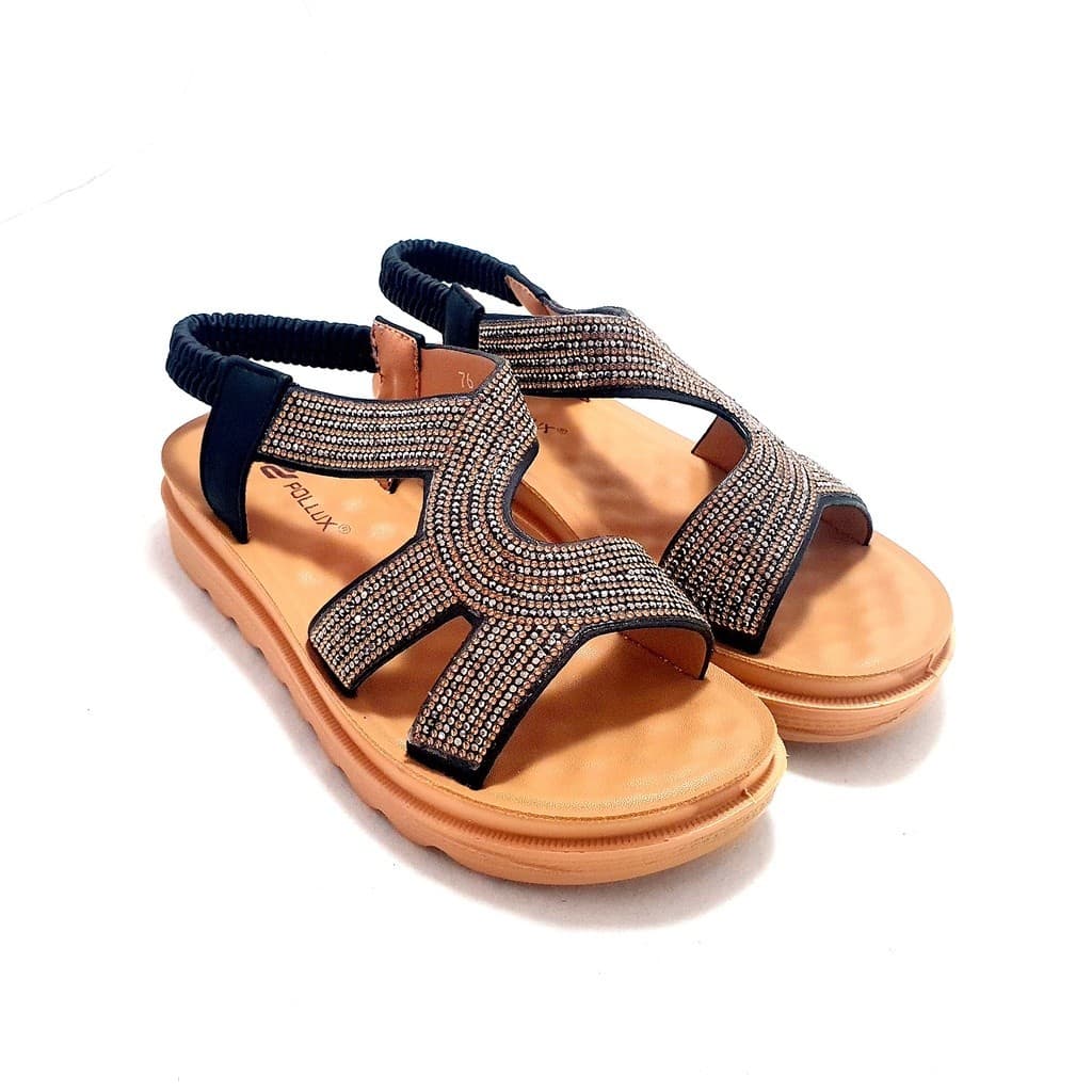 Gambar ke-9 produk Pollux WDQ 1709 Sepatu Sandal Wanita | Sandal Wanita Permata | Sandal Wedges | Sandal Flat