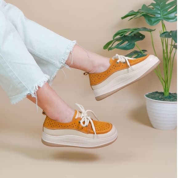 Gambar ke-1 produk Pollux Bold WBB 6091 Sepatu Sneakers Wanita Kekinian | Ssepatu Bahan Kulit Asli