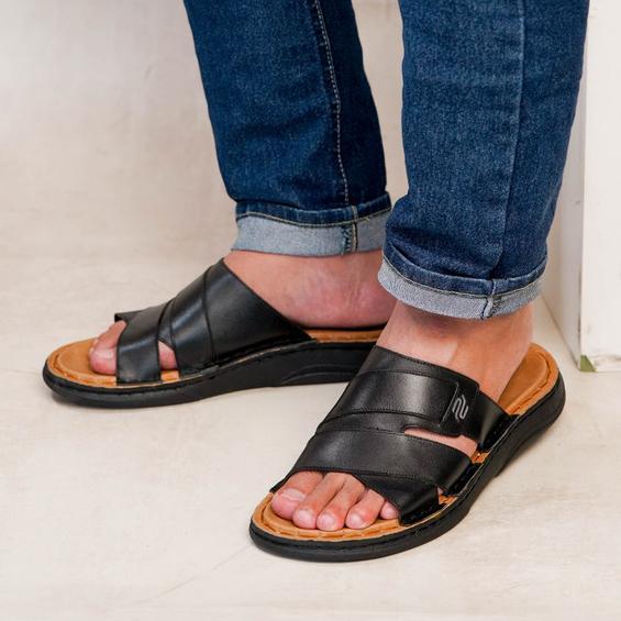 Gambar ke-1 produk SANDAL KULIT PRIA BAHAN KULIT ASLI - POLLUX PPOCX 13