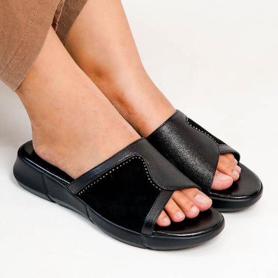 Thumbnail gambar ke-7 produk Pollux Daily WPOJQ 22 - Sandal Wanita Keren Bahan Kulit Asli