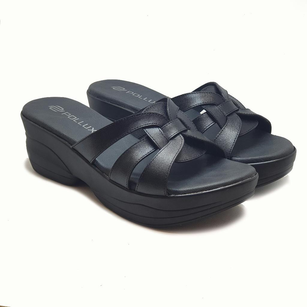 Gambar ke-10 produk POLLUX DAILY WPOCS 01 | WPOCO 15 | SANDAL WEDGES WANITA KULIT | SANDAL HEELS WANITA