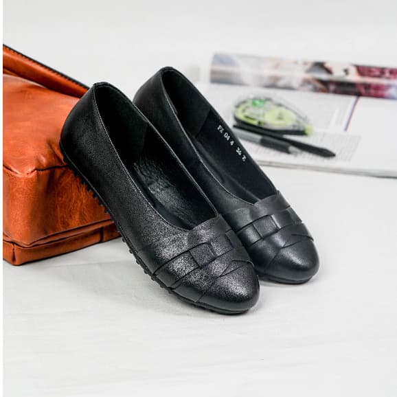 Gambar ke-1 produk Pollux Monday WPOFX 04 Flat Shoes Wanita | Sepatu Kerja Wanita | Sepatu Kuliah Pantofel Wanita Kerj