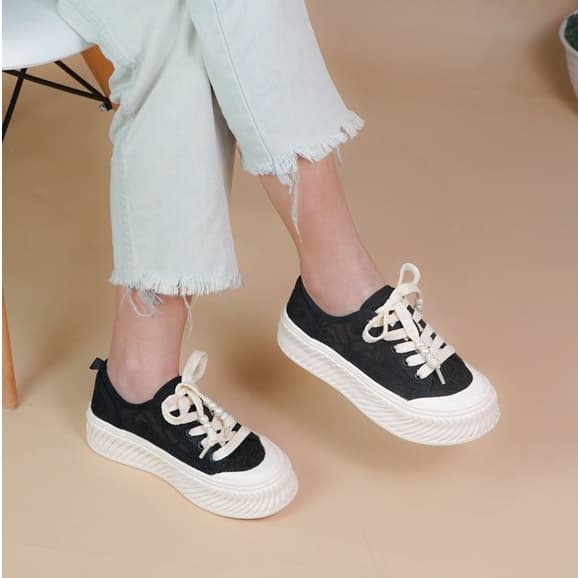 Thumbnail gambar ke-8 produk Pollux Bold WBB 61002 Sepatu Sneakers Wanita Kekinian | Sepatu Kasual | Sneakers Casual Kekinian