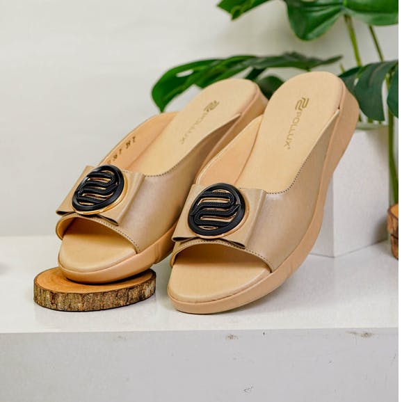 Gambar ke-6 produk POLLUX WPOJQ 36 Sandal Wedges Wanita Kekinian | Wedges Pesta | Wedges Wanita Bahan KUlit