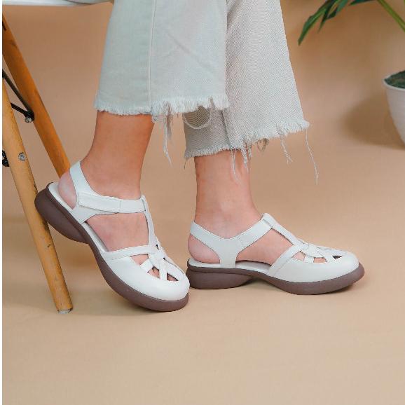 Gambar ke-1 produk Pollux Daily WPOMO 03 SANDAL WEDGES WANITA | SEPATU SANDAL WANITA | SEPATU SANDAL TRAVELING WANITA| SANDAL WANITA BAHAN KULIT