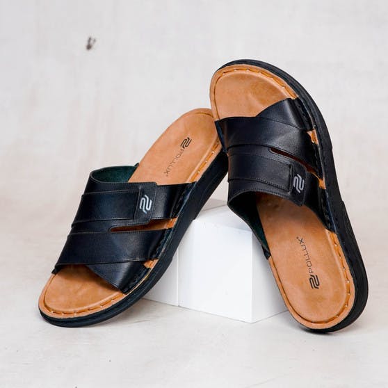 Gambar ke-1 produk SANDAL KULIT PRIA BAHAN KULIT ASLI - POLLUX PPOCX 13