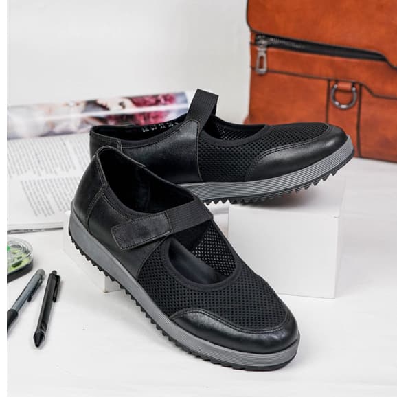 Gambar ke-1 produk Pollux Monday WPODR 08 Flat Shoes Wanita | Sepatu Kerja Wanita | Sepatu Kuliah Pantofel Wanita Kerja